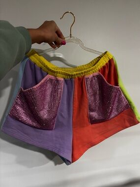Queen Of Sparkles Shorts Size Medium